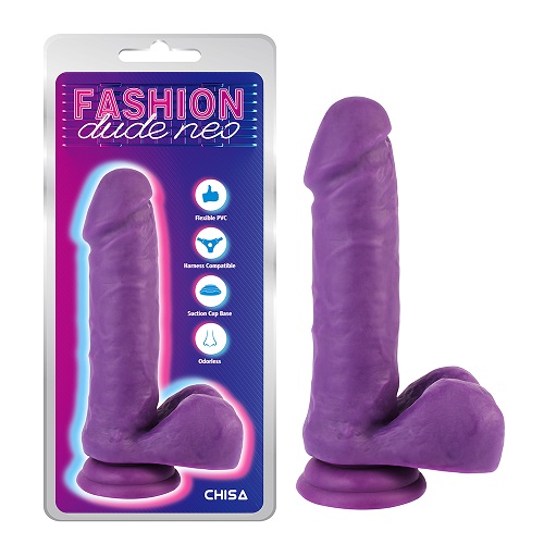 7.6'' Dual Density Cock Dildo Lila