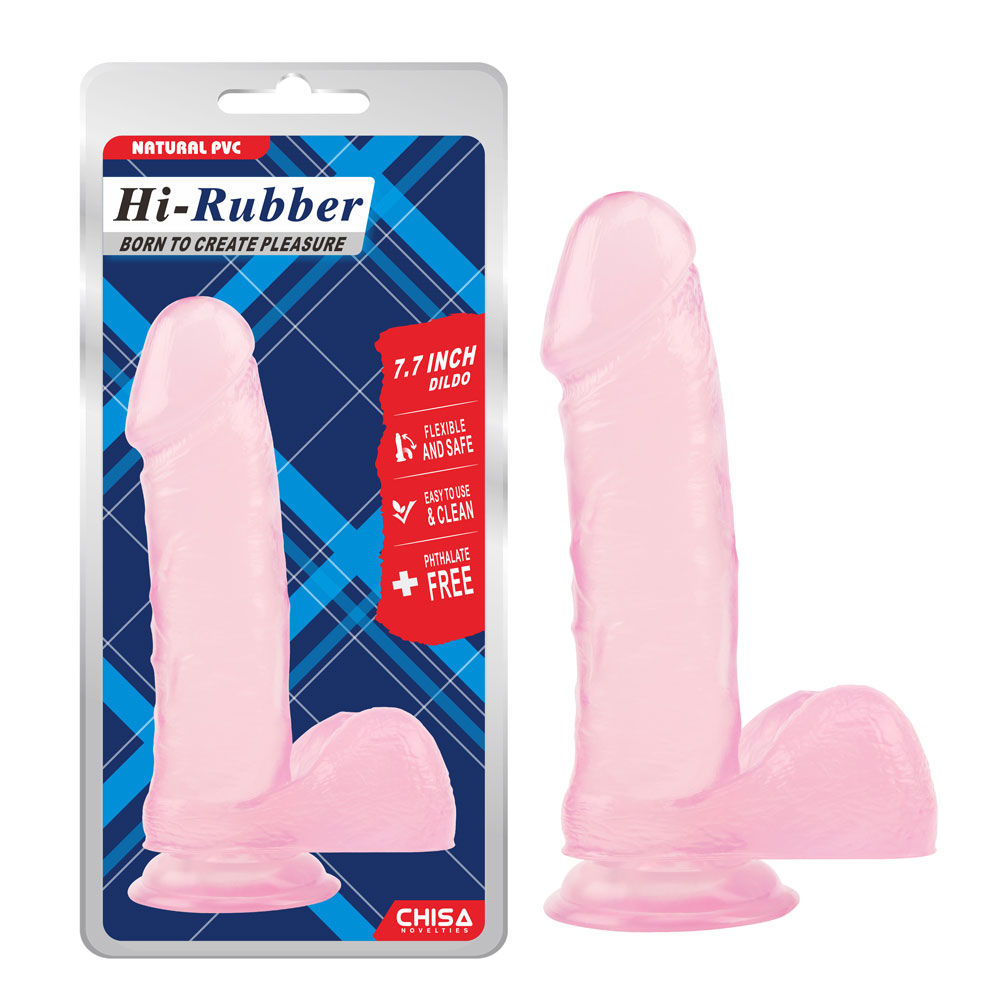 7.7 pulgadang Dildo-Pink