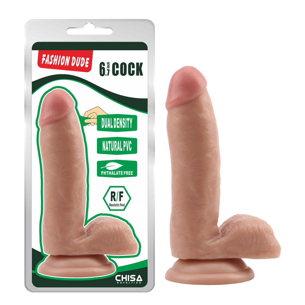 Fashion Dude-6.7 Inch Cock-Flesh